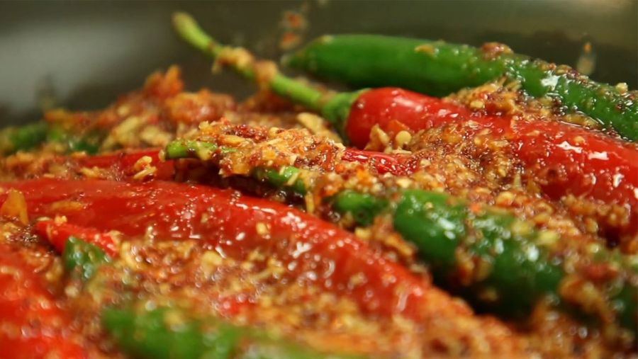 Kim chi ớt mang hương vị bùng nổ như đánh thức mọi giác quan của bạn