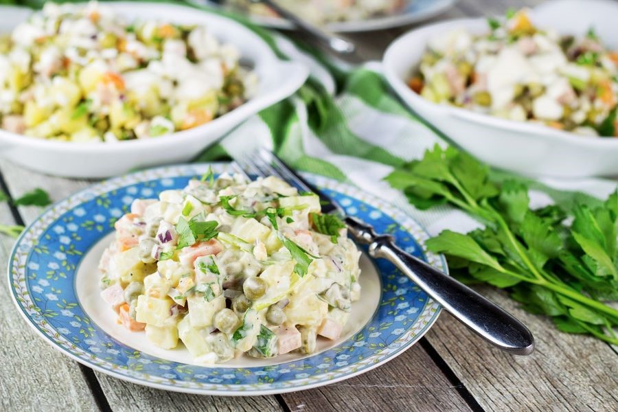 Món salad mát lành là một trong những thương hiệu ẩm thực trứ danh của xứ sở Bạch dương.