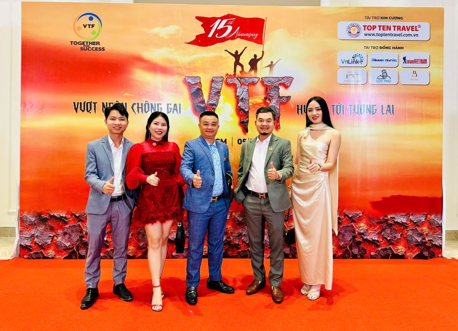 Với sự kiển kỷ niệm 15 năm thành lập VTF, Top Ten Travel quay trở lại với vai trò là nhà tài trợ kim cương