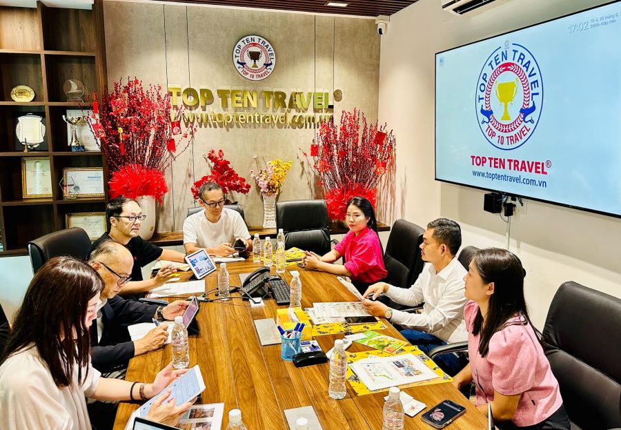 Ban Giám Đốc Cấp Cao Công Ty Top Ten Travel gặp mặt, làm việc cùng Trung tâm Xúc Tiến Du Lịch Nagoya