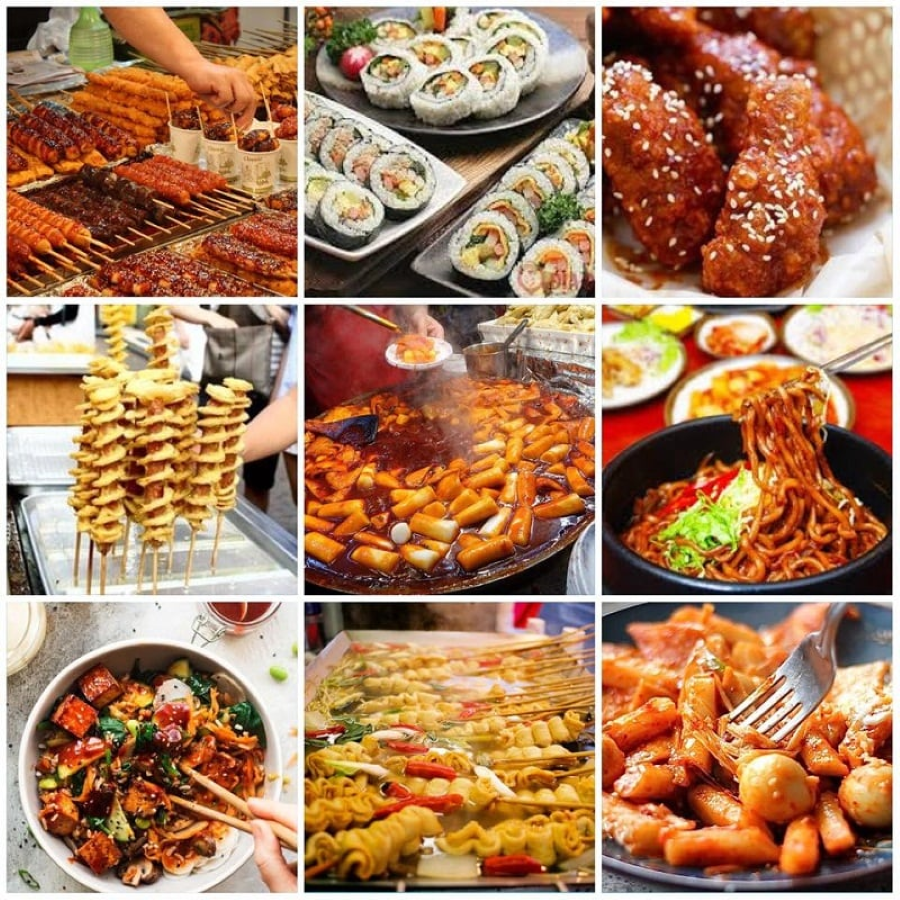 Ẩm thực đường phố là một trải nghiệm tuyệt vời mà bạn không nên bỏ qua khi đi du lịch Hàn Quốc