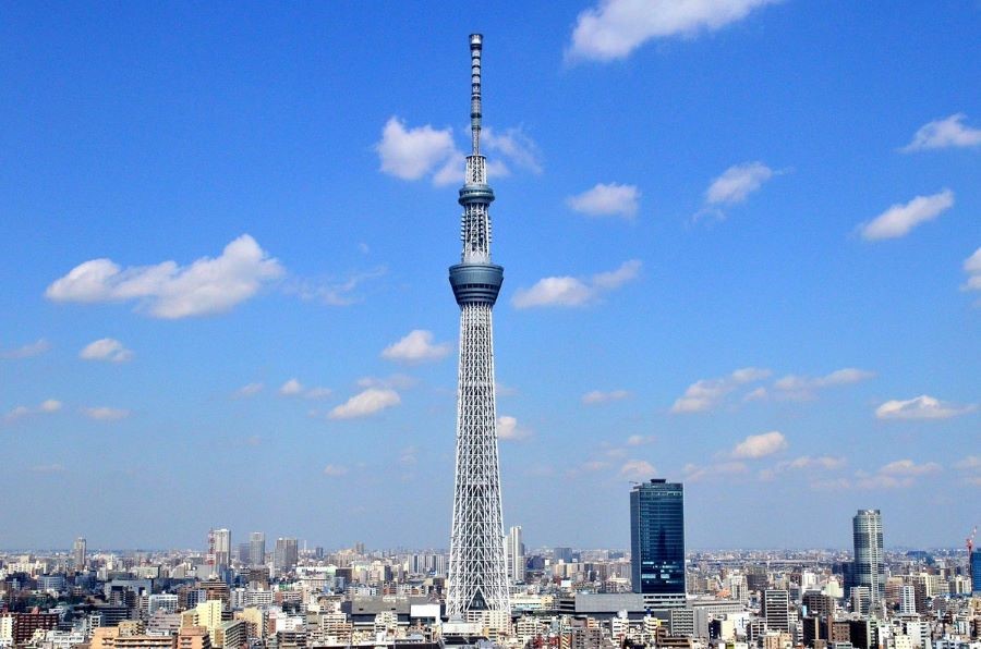 Tháp Tokyo Skytree nằm giữa lòng thủ đô