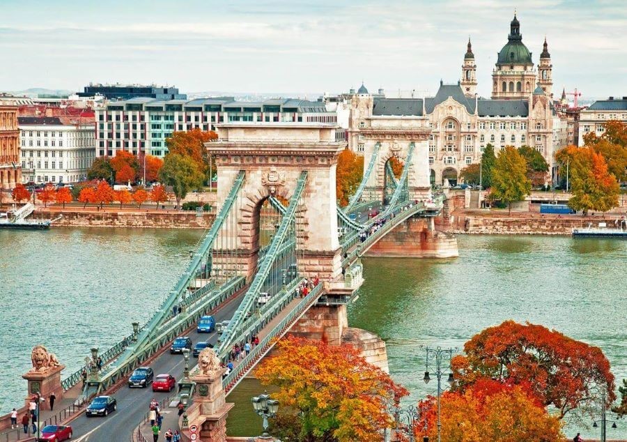 Cầu xích Széchenyi - một trong những cây cầu tuyệt đẹp ở Budapest