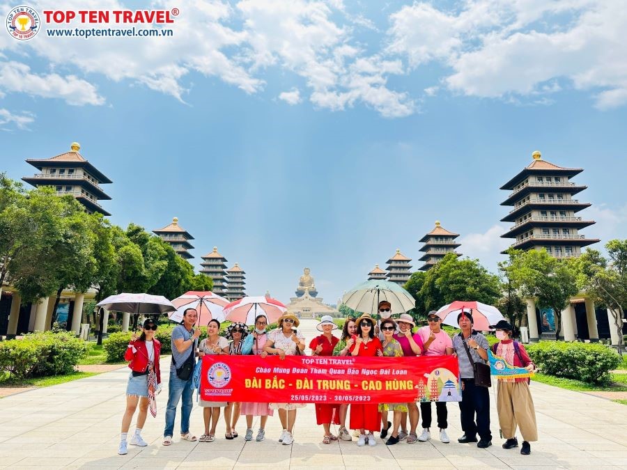 Các đoàn du lịch Đài Loan của Top ten Travel khởi hành hàng ngày