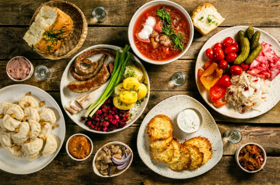 Ẩm thực Nga luôn có hương vị thơm ngon khó cưỡng