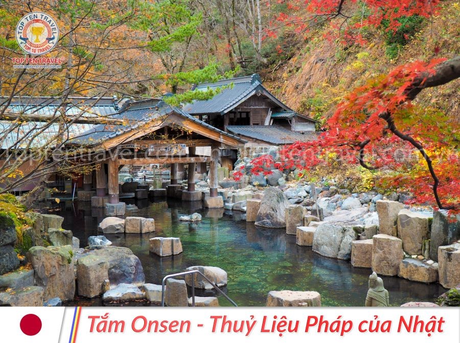 Du khách sẽ được trải nghiệm tắm khoáng Onsen độc đáo