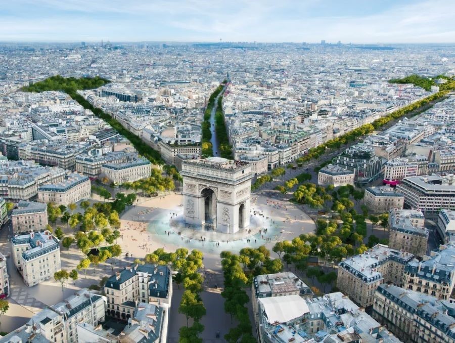 Champs-Élysées chứa đựng tinh hoa văn hóa, lịch sử, kiến trúc tiêu biểu của nước Pháp