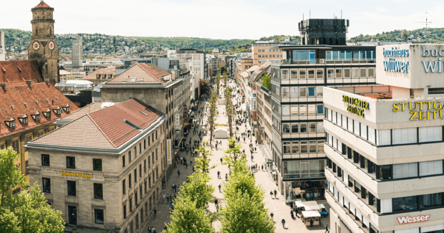 Konigstrasse - thiên đường dành cho những tín đồ mua sắm