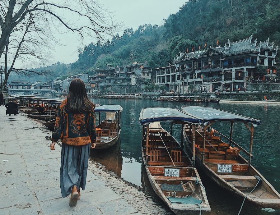 Vẻ đẹp huyền ảo tại Bến Thuyền Sông Đà Giang