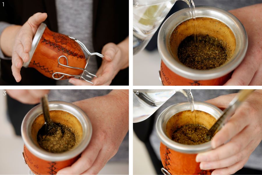 Cách pha trà Yerba Mate khá đơn giản, không cần phải chuẩn bị túi lọc cầu kỳ