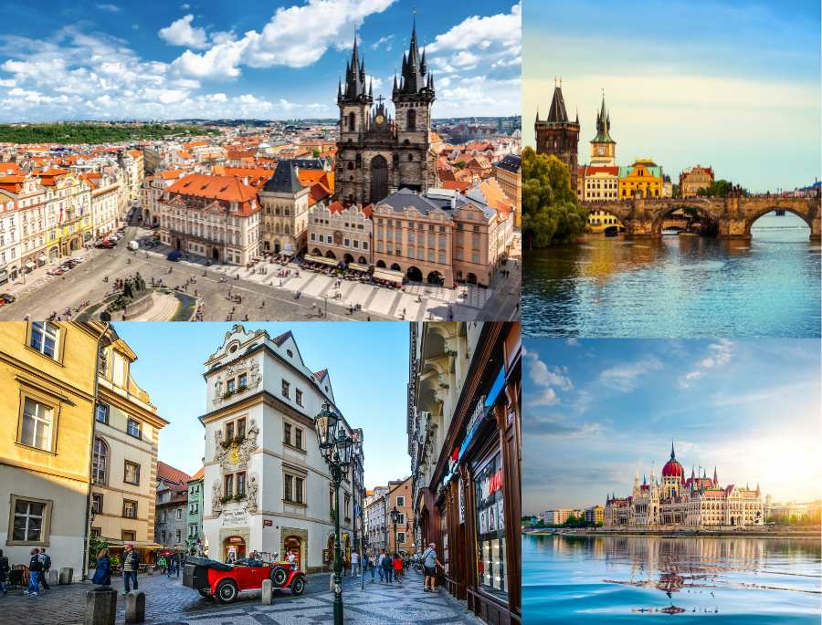 Praha được xem là “trái tim Châu Âu” khi nằm ở vị trí trung tâm của Cộng Hòa Séc