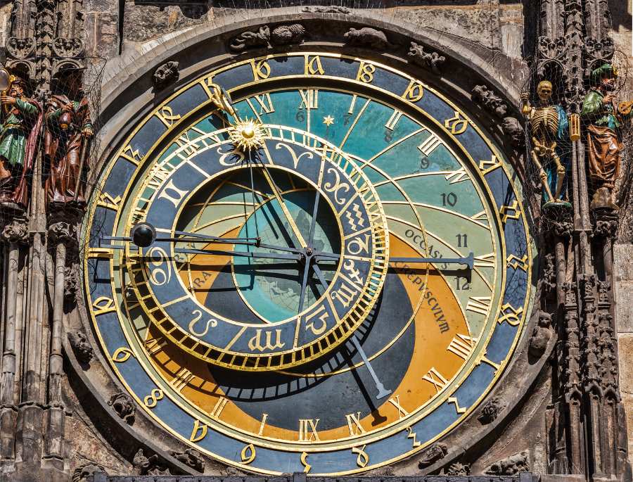 Kiểu dáng chính của đồng hồ là dạng chiêm tinh kế