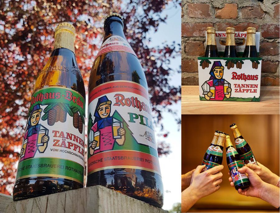 Kiểu dáng xinh xắn của dòng bia Rothaus Pils