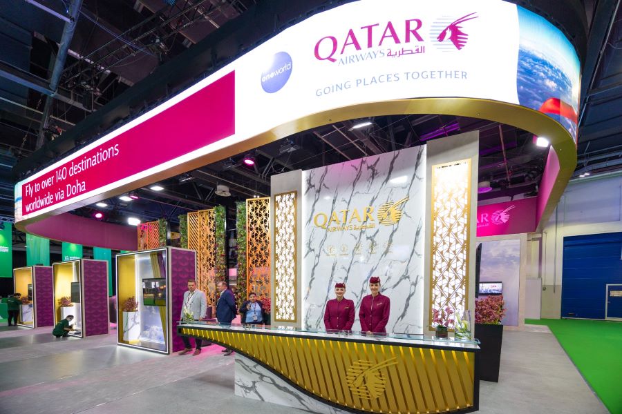 Trụ sở Qatar Airways vô cùng rộng lớn và sang trọng
