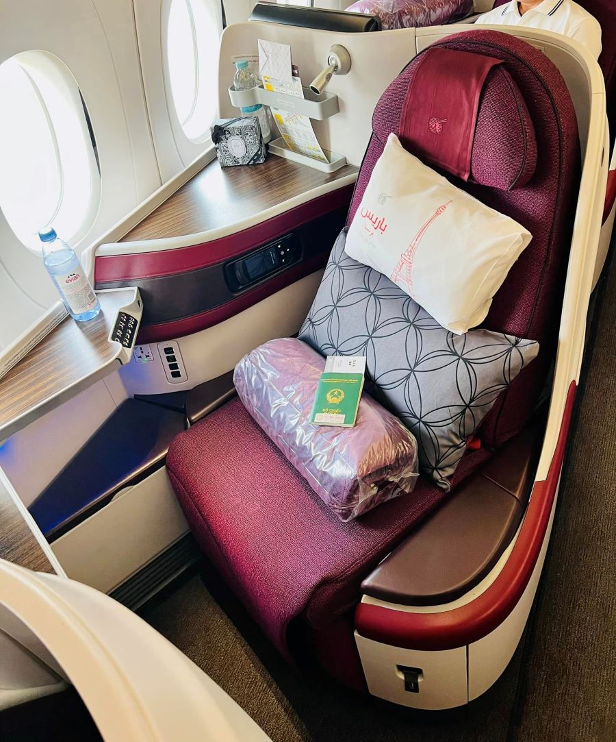 Qatar Airways cung cấp đầy đủ các tiện nghi dành cho khách hàng