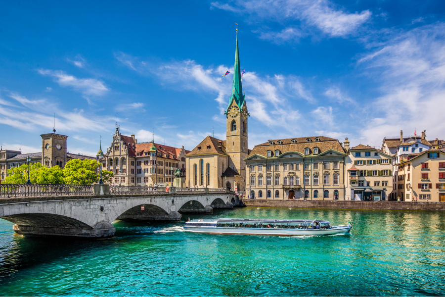 Zurich - Một trong những thành phố du lịch nổi tiếng tại Thuỵ Sĩ