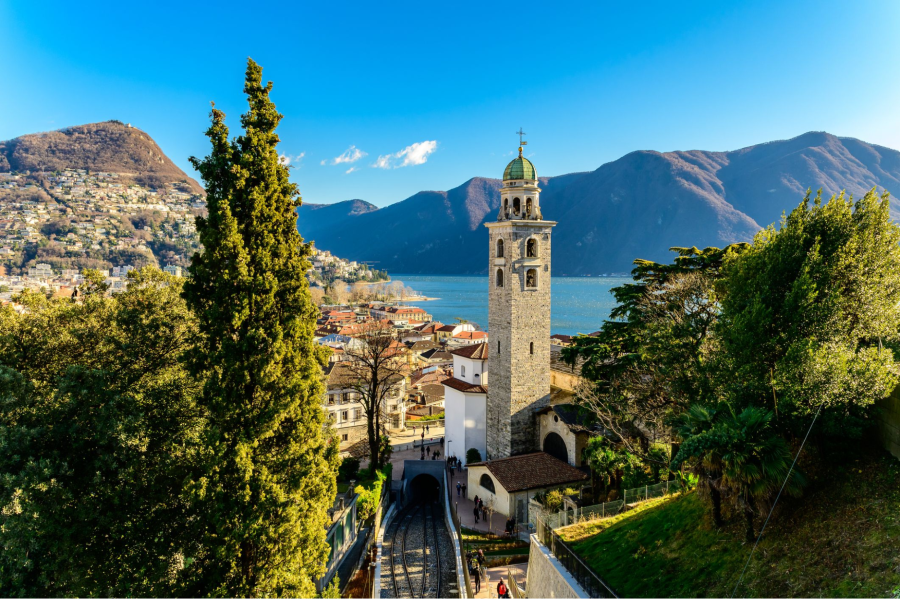 Lugano, thành phố nói tiếng Ý lớn nhất Thụy Sĩ