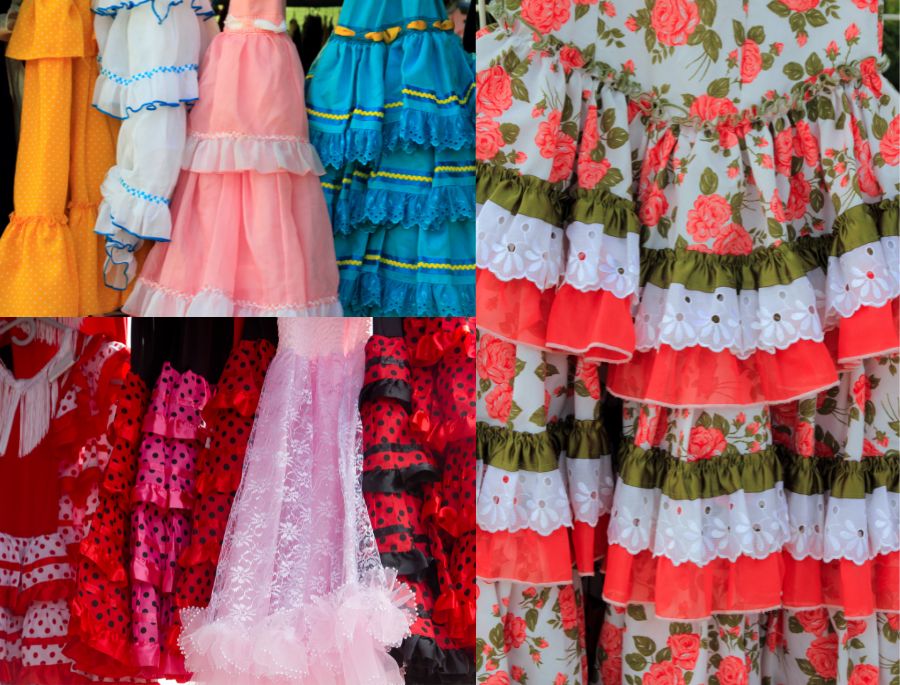 Phần thân váy và đuôi váy đều được may xếp ly để tạo độ phồng tự nhiên