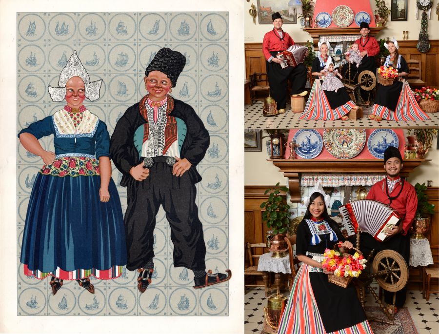 Bộ trang phục Volendam có nguồn gốc lâu dời tại Hà Lan