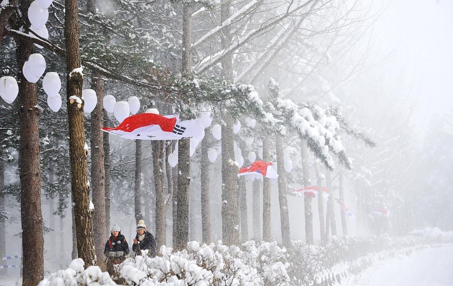 Khung cảnh mùa đông mỹ miều tại Nami - nơi được mệnh danh là “đảo mặt trăng” xinh đẹp