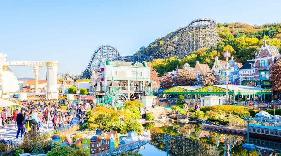 Toàn cảnh công viên Everland Hàn Quốc