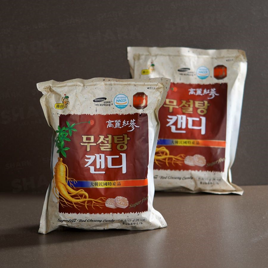 Nhân sâm được đóng gói thành nhiều mẫu mã, với trọng lượng khác nhau