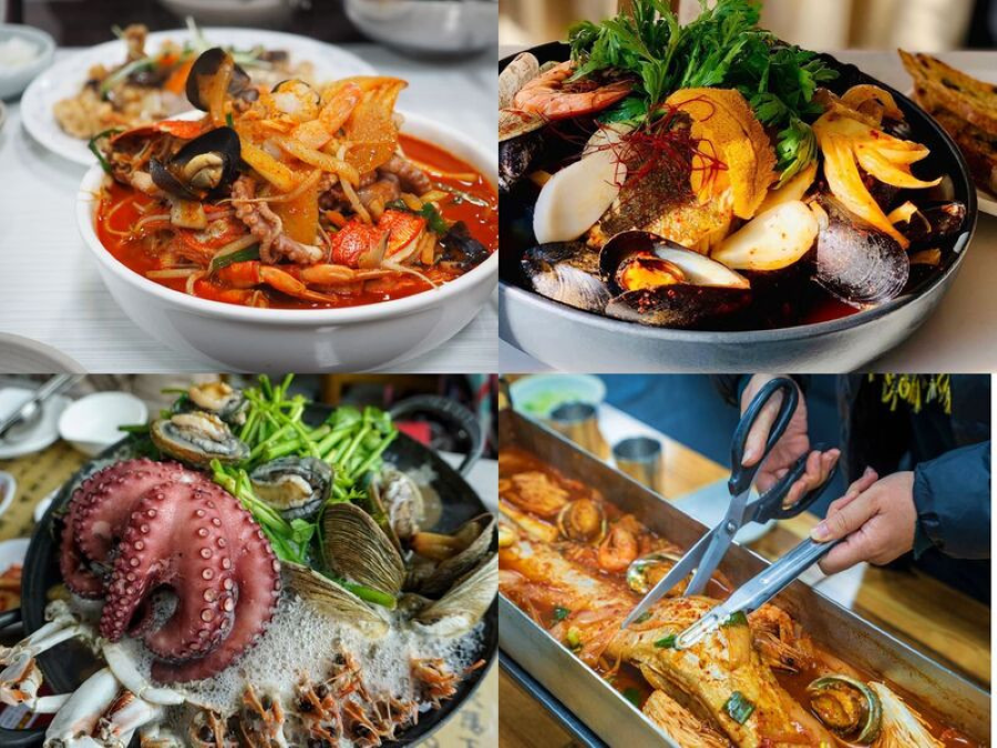 Việc thưởng thức những món ăn đặc sản địa phương tại các quán ăn xung quanh thác Cheonjiyeon sẽ là một trải nghiệm tuyệt vời