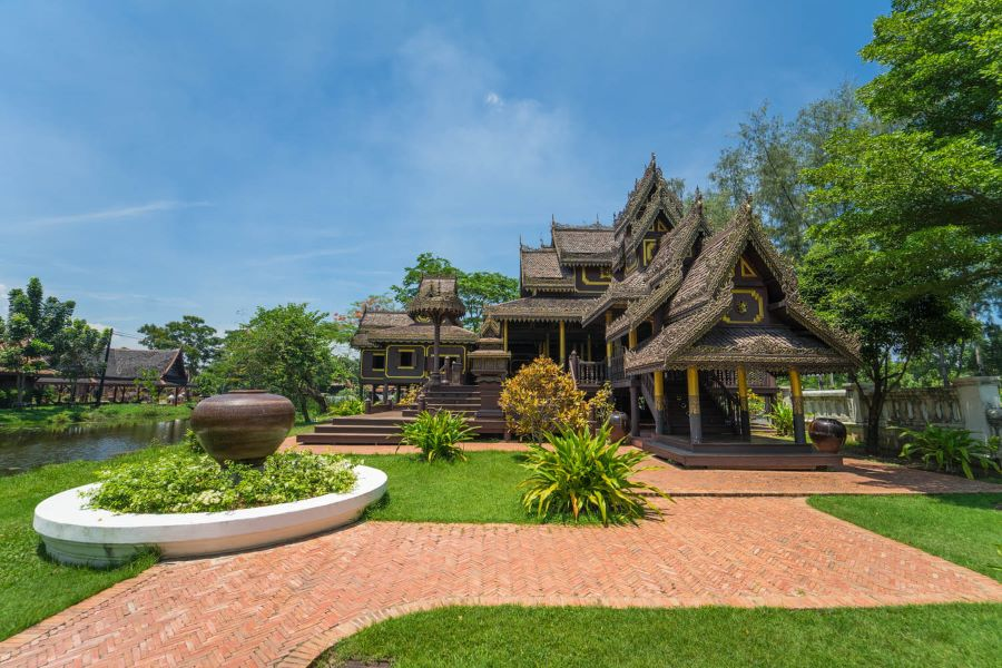 Thành cổ Muang Boran sở hữu những kiệt tác kiến trúc đỉnh cao khiến du khách trầm trồ