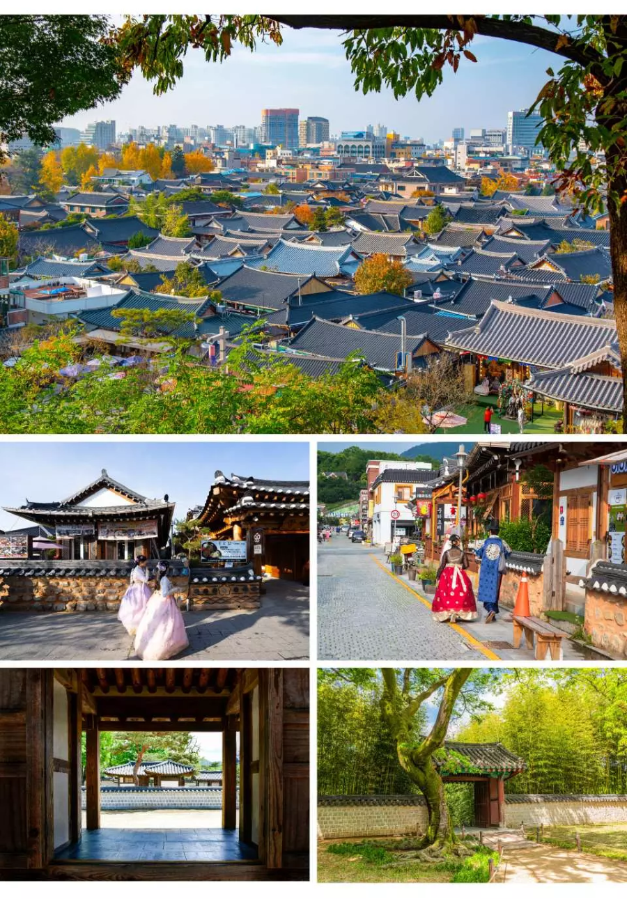 Làng cổ Jeonju mở cửa đón những vị khách đi du lịch Hàn Quốc quanh năm