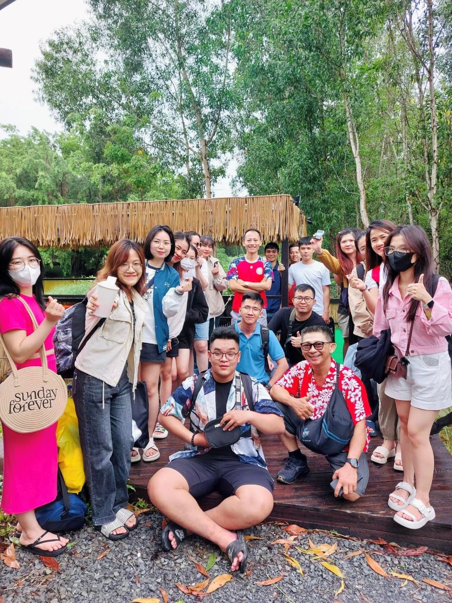 Mọi người đã cùng nhau vui chơi sau thời gian nỗ lực làm việc