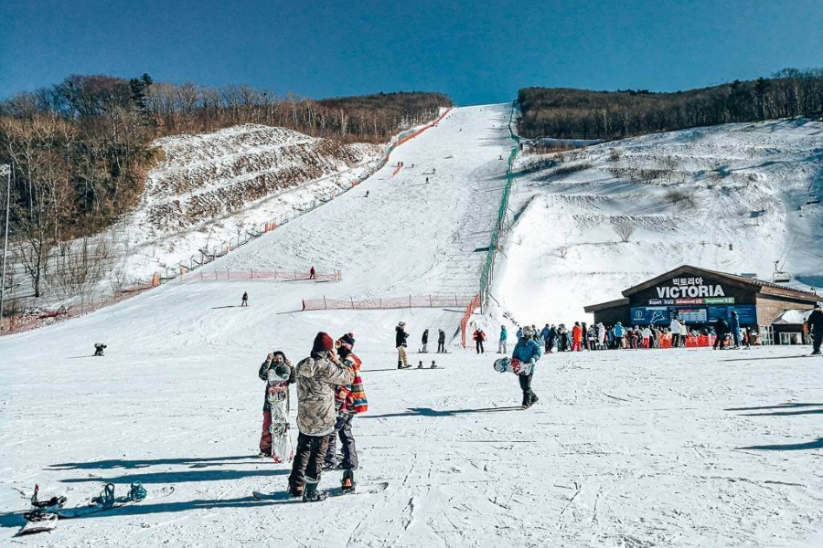 High1 Ski Resort là một trong những khu nghỉ dưỡng trượt tuyết độc đáo, thu hút đông đảo du khách khi đi du lịch Hàn Quốc