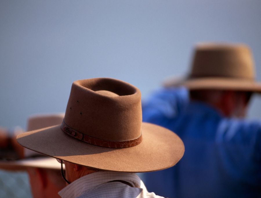  Chiếc mũ Akubra có thiết kế vành rộng, ôm chặt phần đầu của người đội