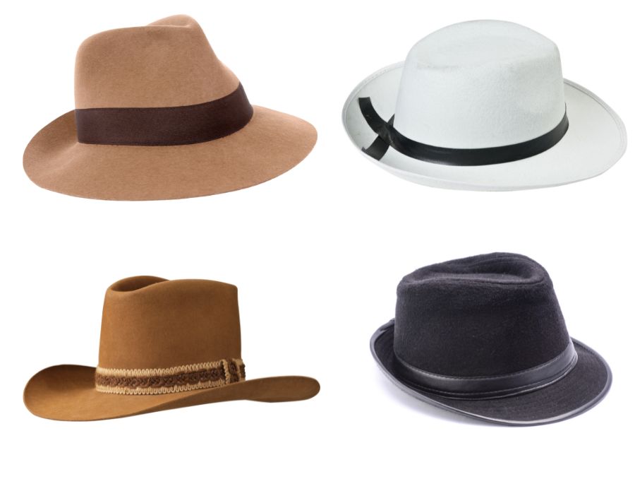 Kiểu mũ này có vành hơi cong lên, tạo nên vẻ ngoài lịch lãm và sang trọng
