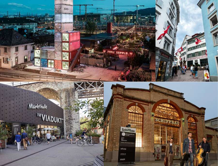 Người dân Zurich West đã có sự say mê sáng tạo và cải tạo những địa điểm này thành các địa điểm du lịch hấp dẫn