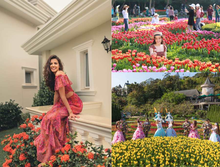 Các trang phục xinh xắn phù hợp để checkin lễ hội hoa tulip