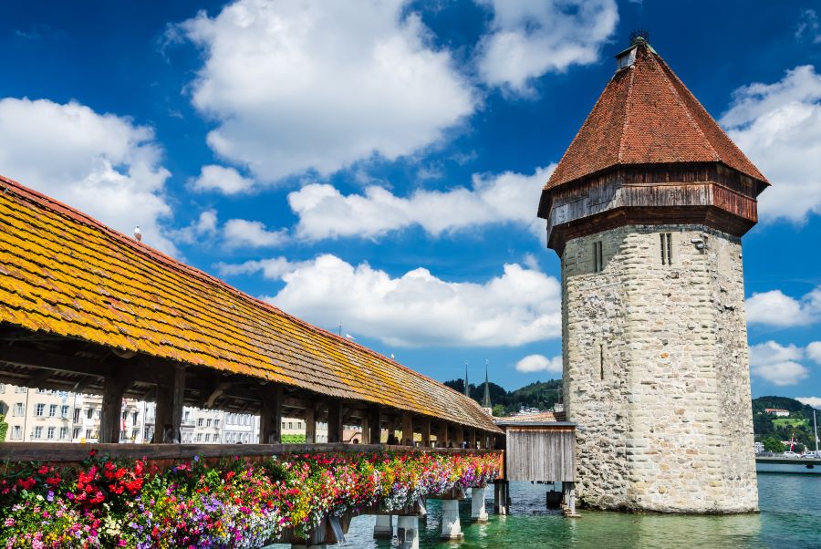 Cầu Gỗ Chapel Thụy Sĩ