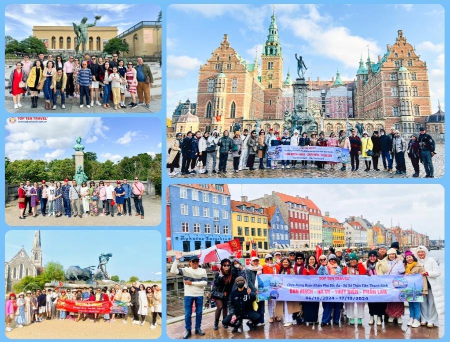 Hình ảnh các đoàn khách du lịch Bắc Âu của Top Ten Travel