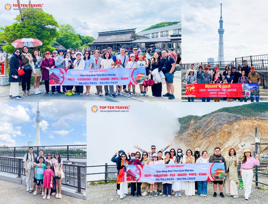 Các tour du lịch Nhật Bản của Top Ten Travel được rất nhiều du khách yêu thích và tin tưởng