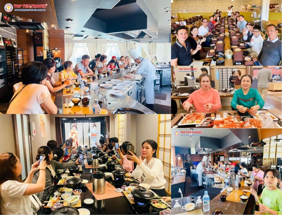 Khi tham gia tour du khách không chỉ được chiêm ngưỡng cảnh đẹp mà còn có cơ hội thưởng thức những món ăn truyền thống nổi tiếng