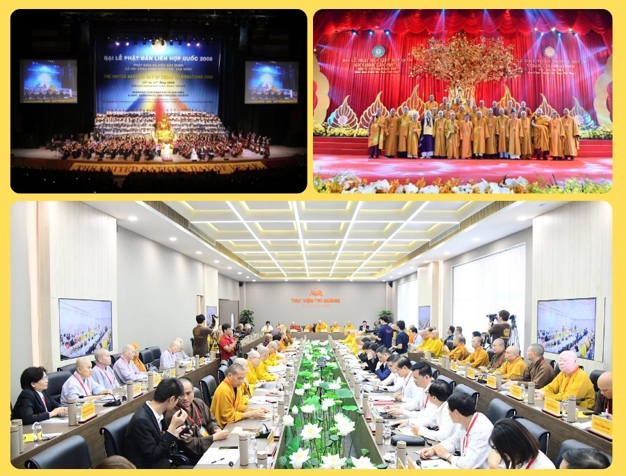 Hình ảnh Đại Lễ Vesak qua 3 lần được tổ chức tại Việt Nam