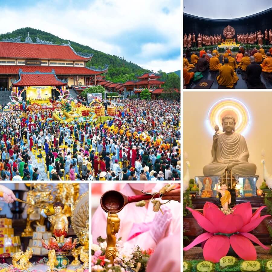 Tắm Phật - Một trong những nghi thức thiêng liêng của ngày  Đại lễ Phật Đản Vesak 2025, mang đậm dấu ấn văn hóa Phật giáo