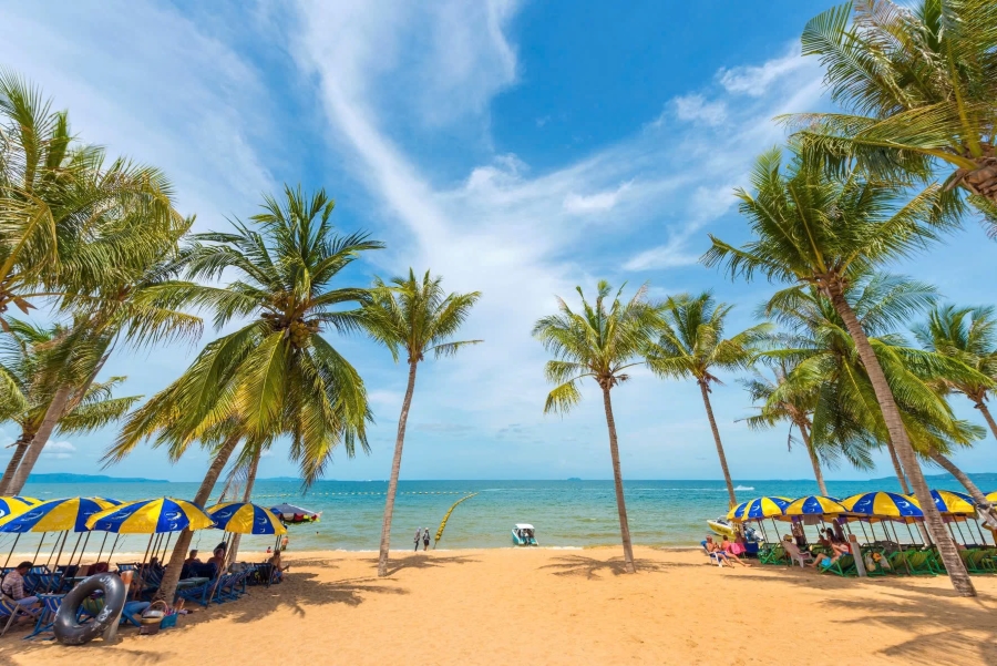 Bãi biển Jomtien - Thiên đường nghỉ dưỡng tại Pattaya