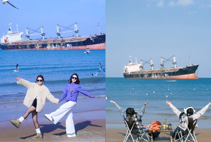 Con tàu mắc cạn “Bruges” 