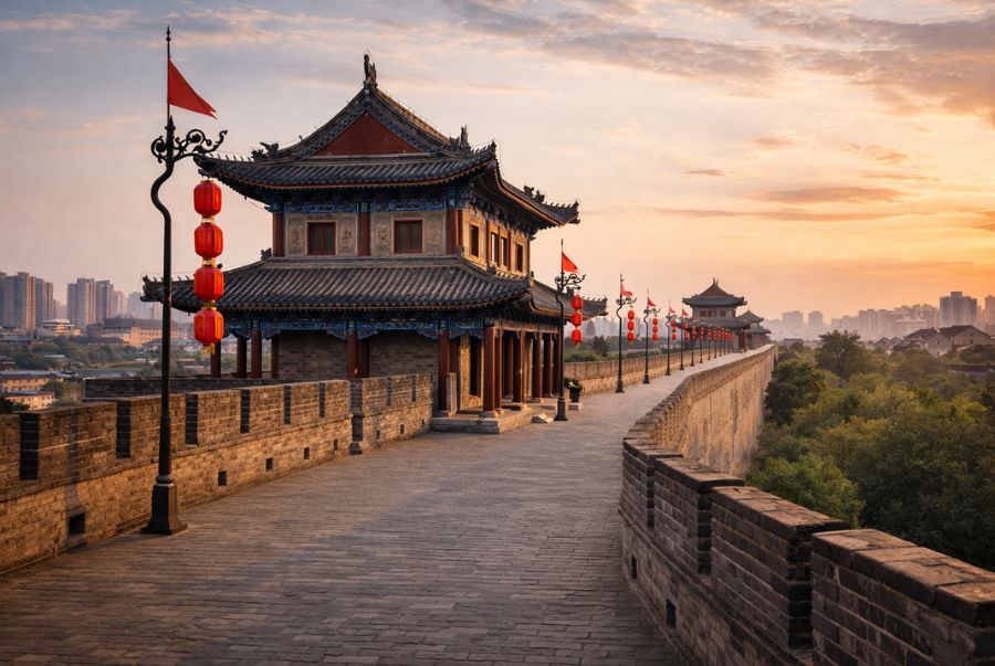 Tây An từng là kinh đô của 13 triều đại lớn nhỏ, trong đó nổi bật nhất là nhà Tần, Hán và Đường