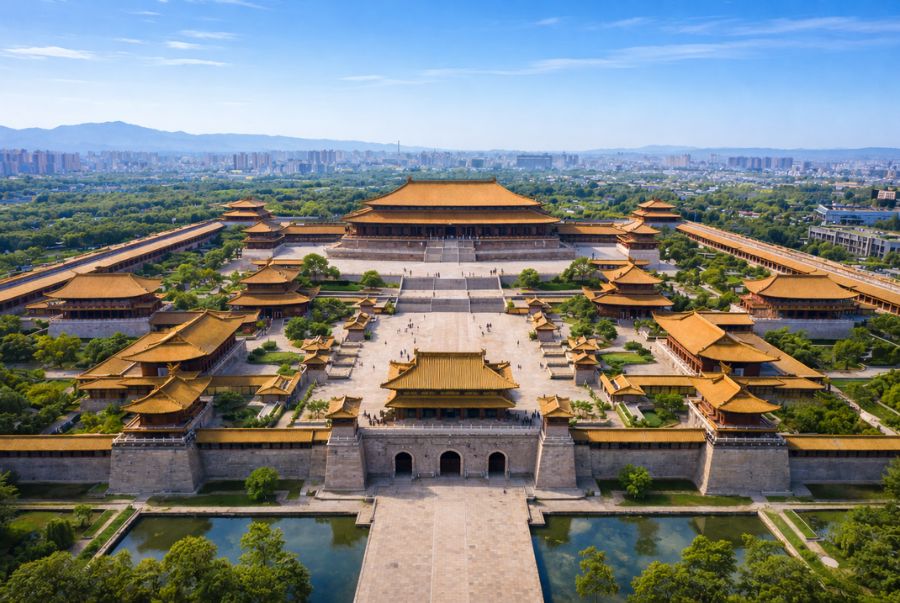 Diện tích rộng lớn tại khu vực Đại Minh Cung