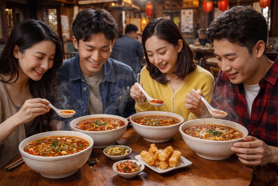 Hu La Tang là món súp cay nổi tiếng bậc nhất Tây An