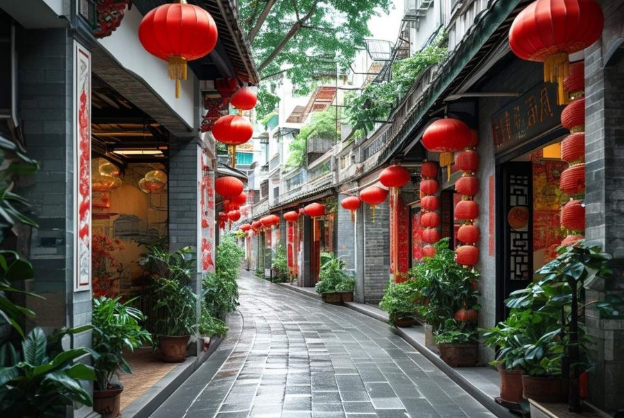 Phố đi bộ Yongqingfang 