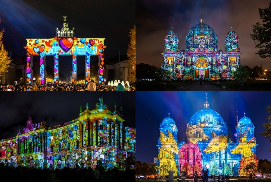 Khung cảnh rực rỡ ánh sáng mỗi khi Festival of Lights gõ cửa