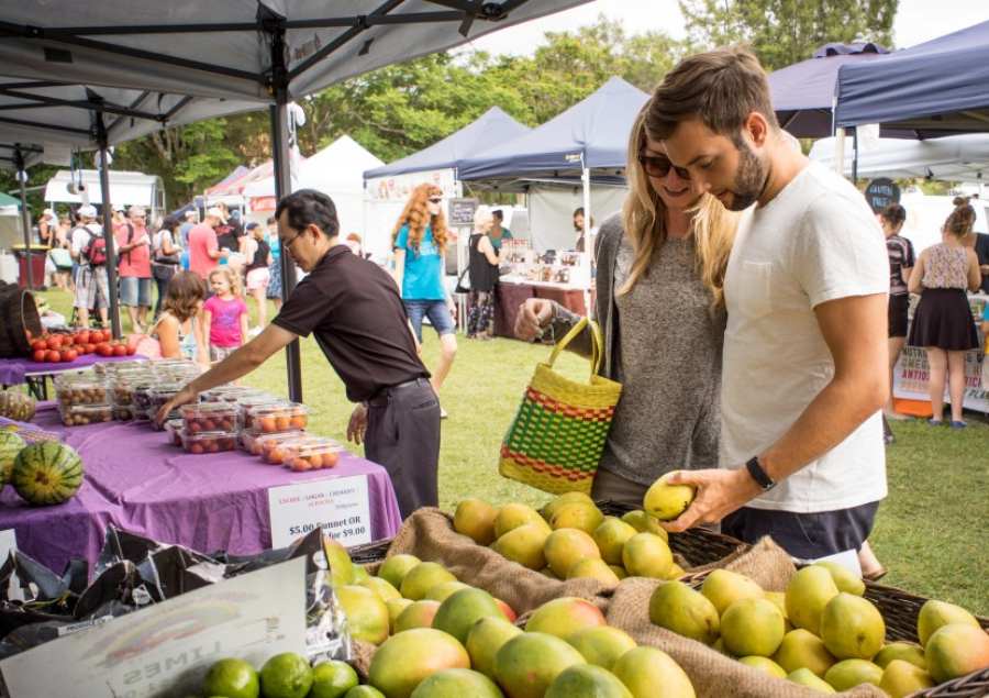 Chợ phiên vùng sông Murray vô cùng hấp dẫn với nhiều mặt hàng khác nhau